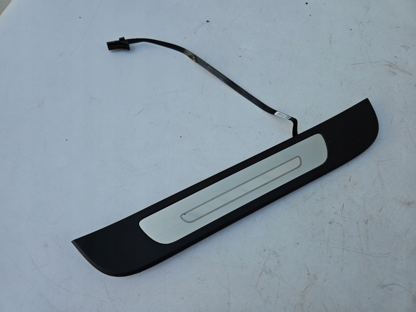 moulding cap for threshold threshold PODSWIETLANA AUDI A6 C7 4G left rear part left