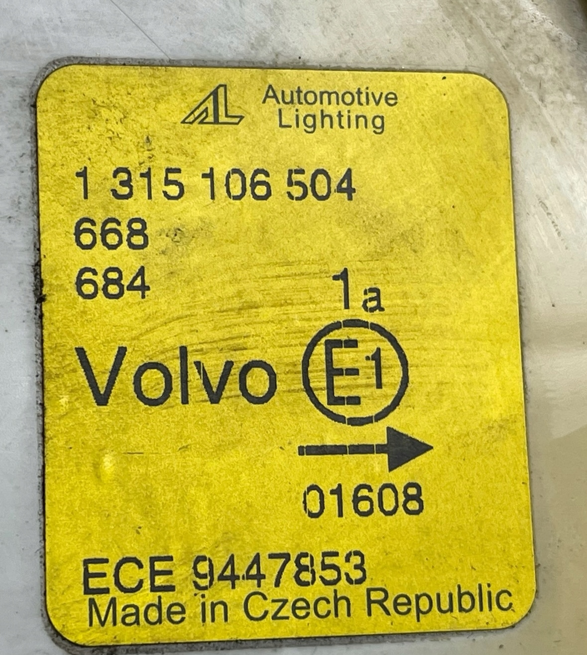 VOLVO 940 960 indicator left front 9447853