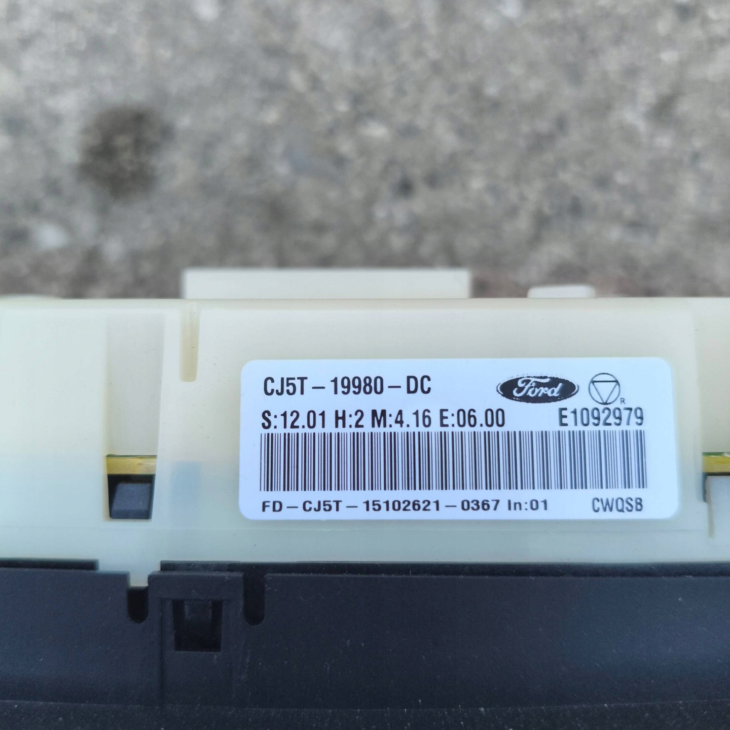 Ford Kuga II MK2 Unite commande clima MANUAL