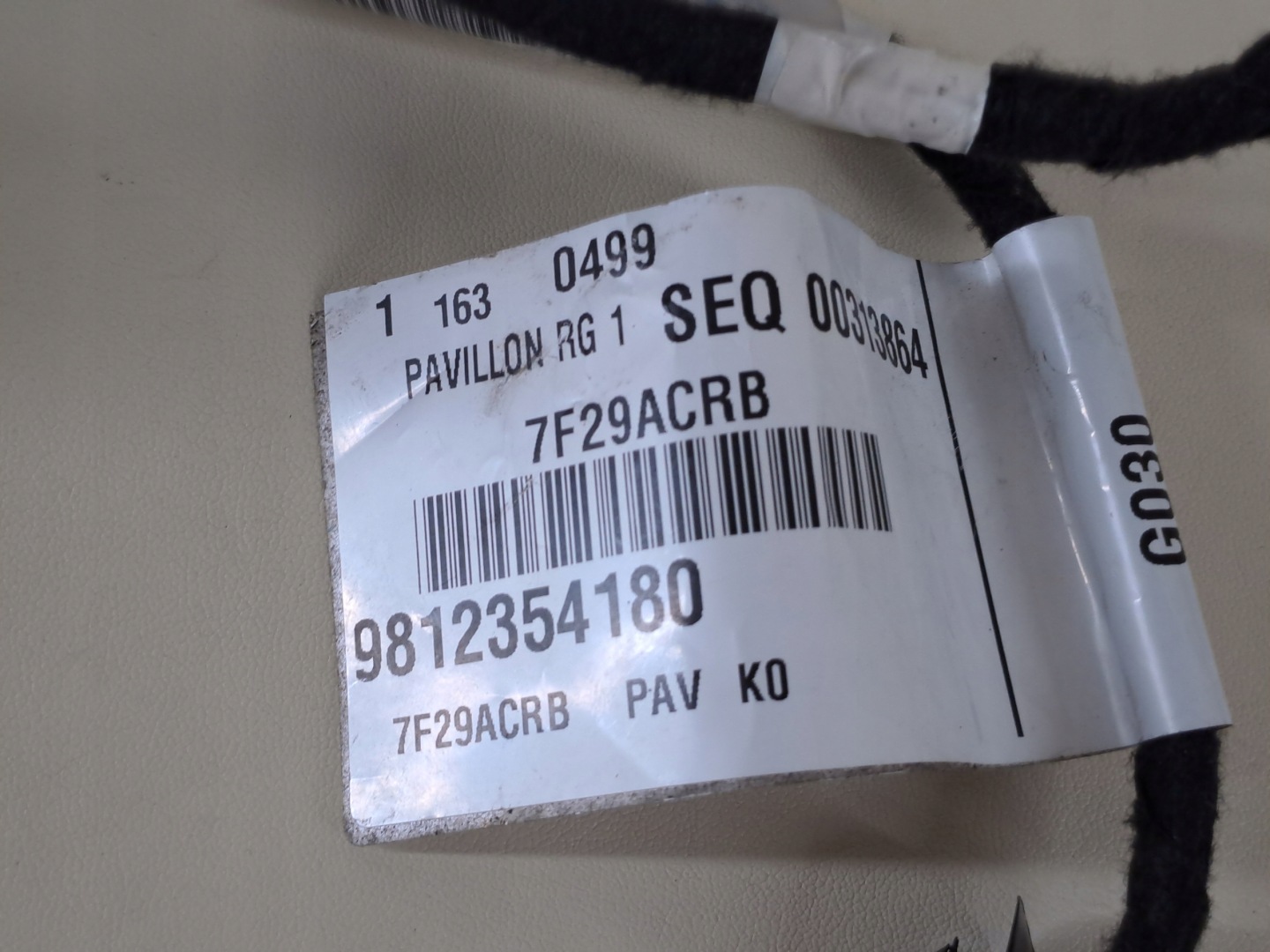 bundle wiring POSUFITKI PEUGEOT EXPERT III 3 17r