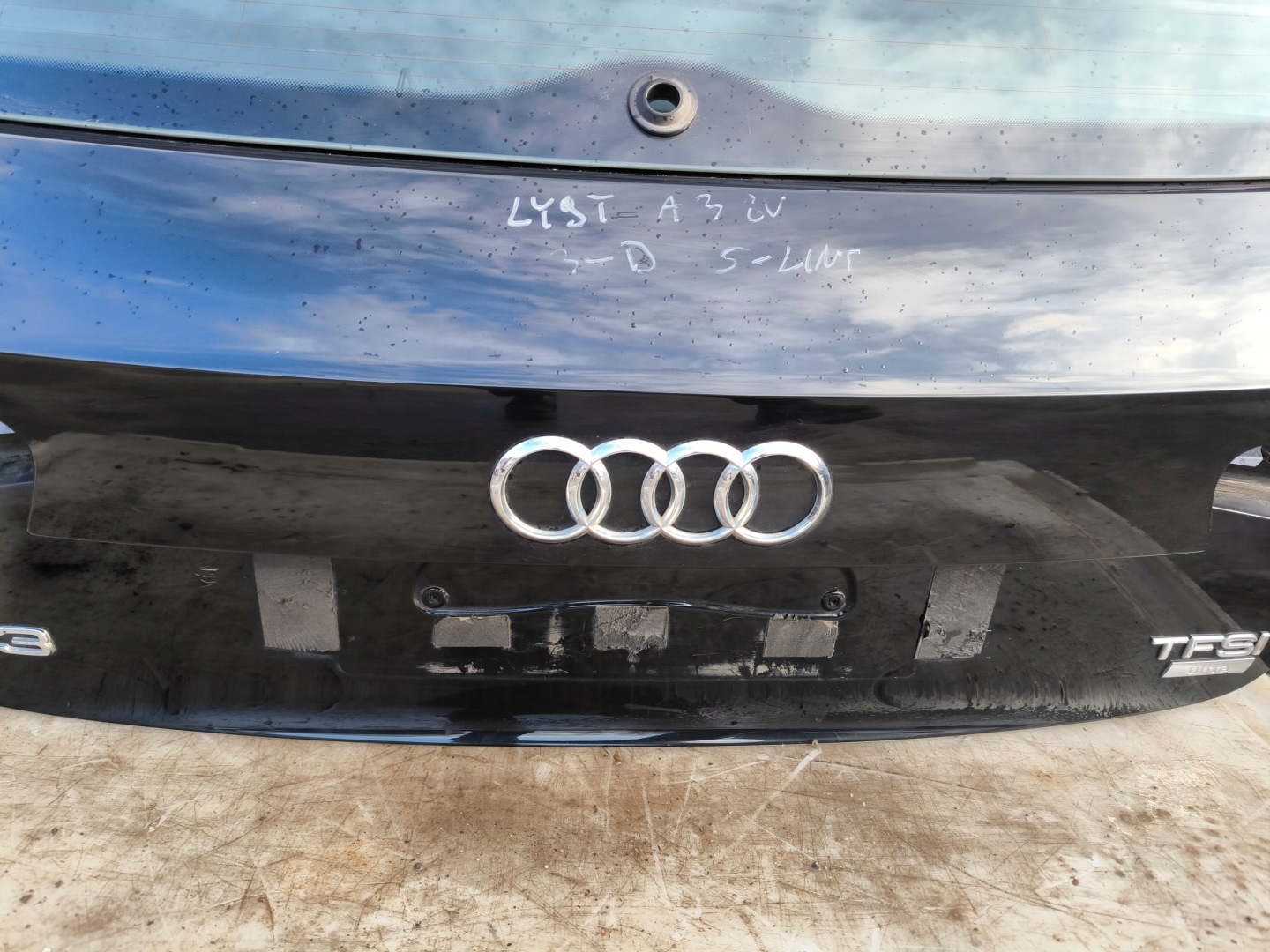 boot door rear AUDI A3 8V3 3 door S LINE LY9T original !!!
