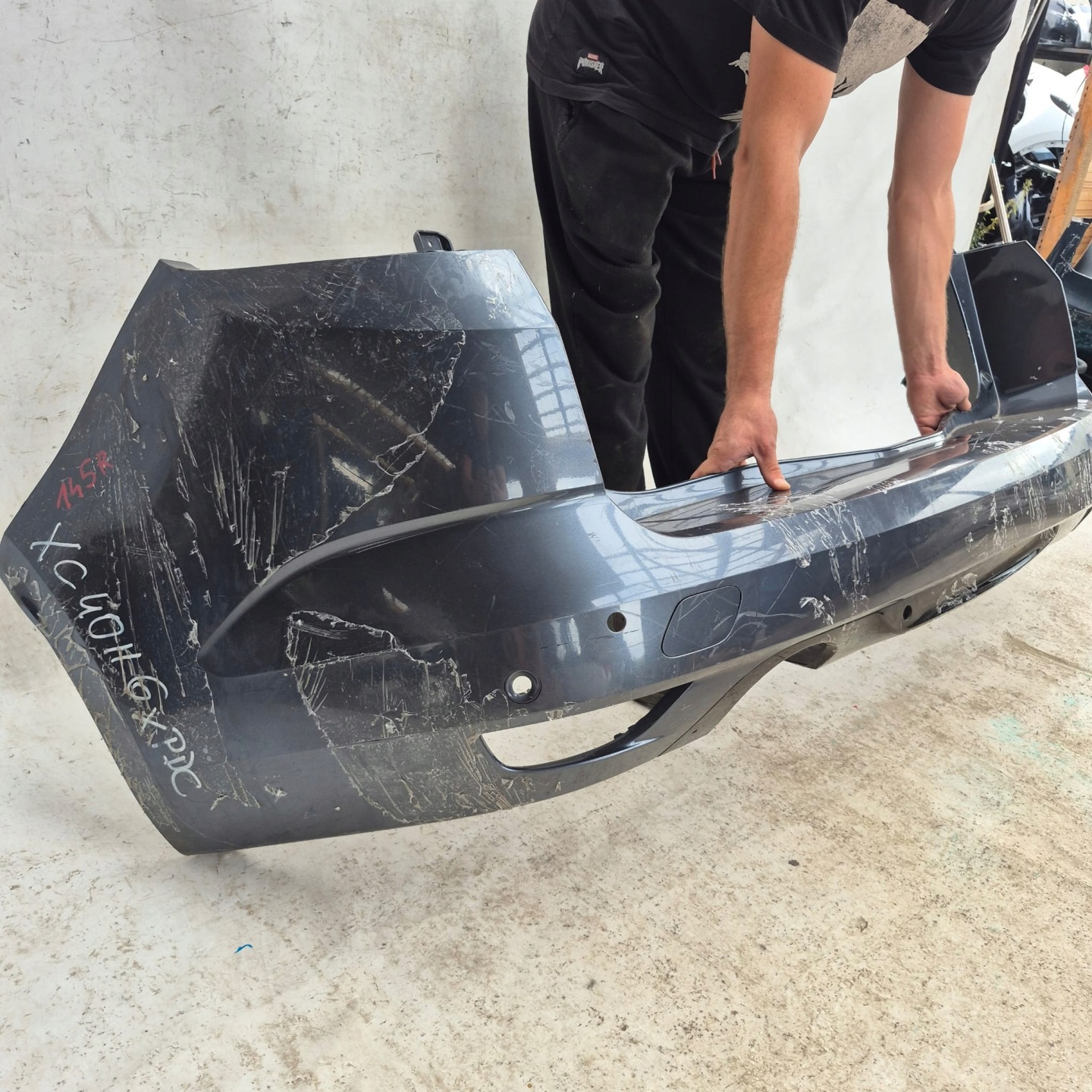 RENAULT MEGANE IV 4 KOMBI 16-24 bumper rear part rear 6XPDC