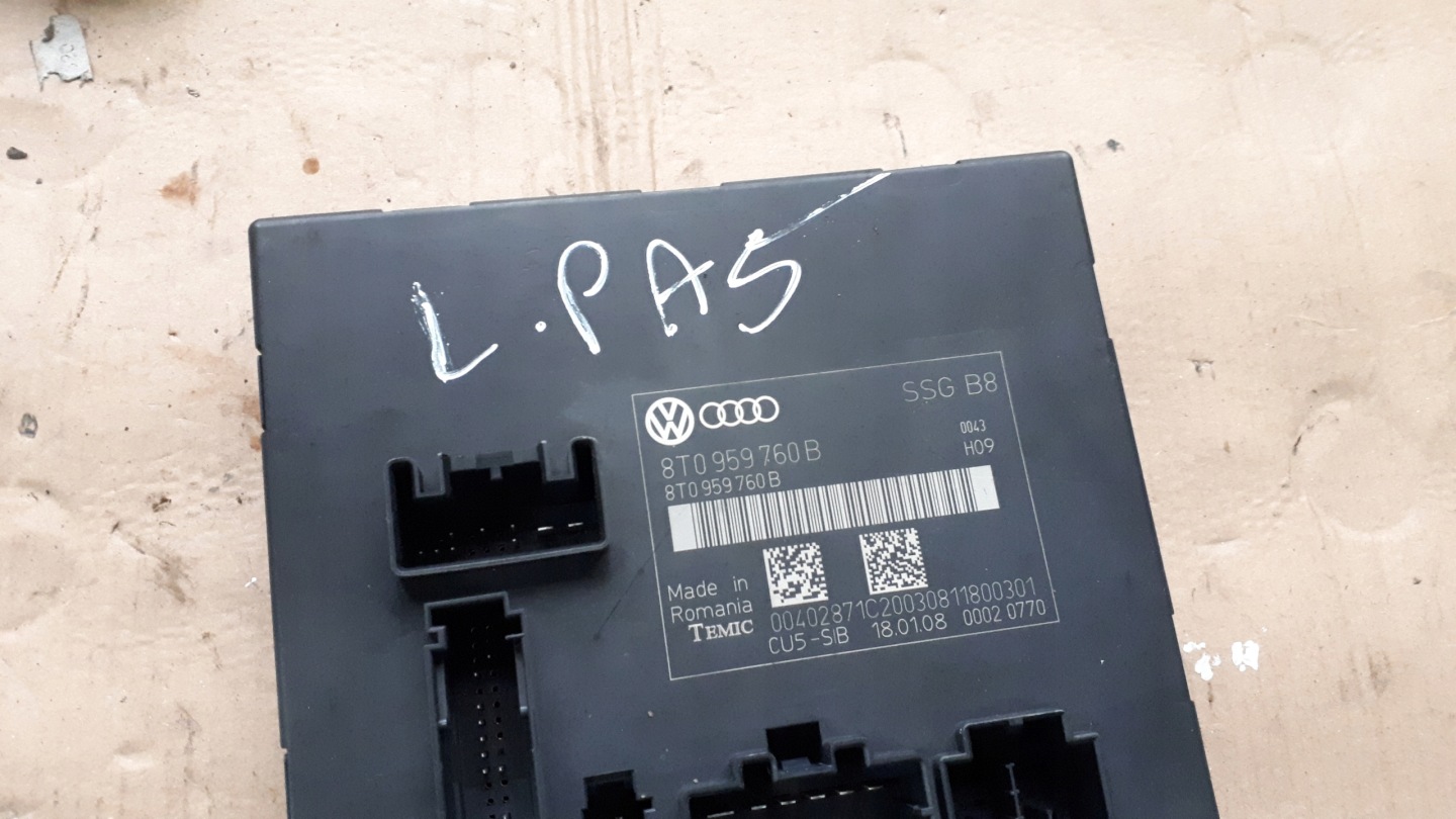 A5 8T S5 modul Bedienteil SITZ vorne 8T0959760B