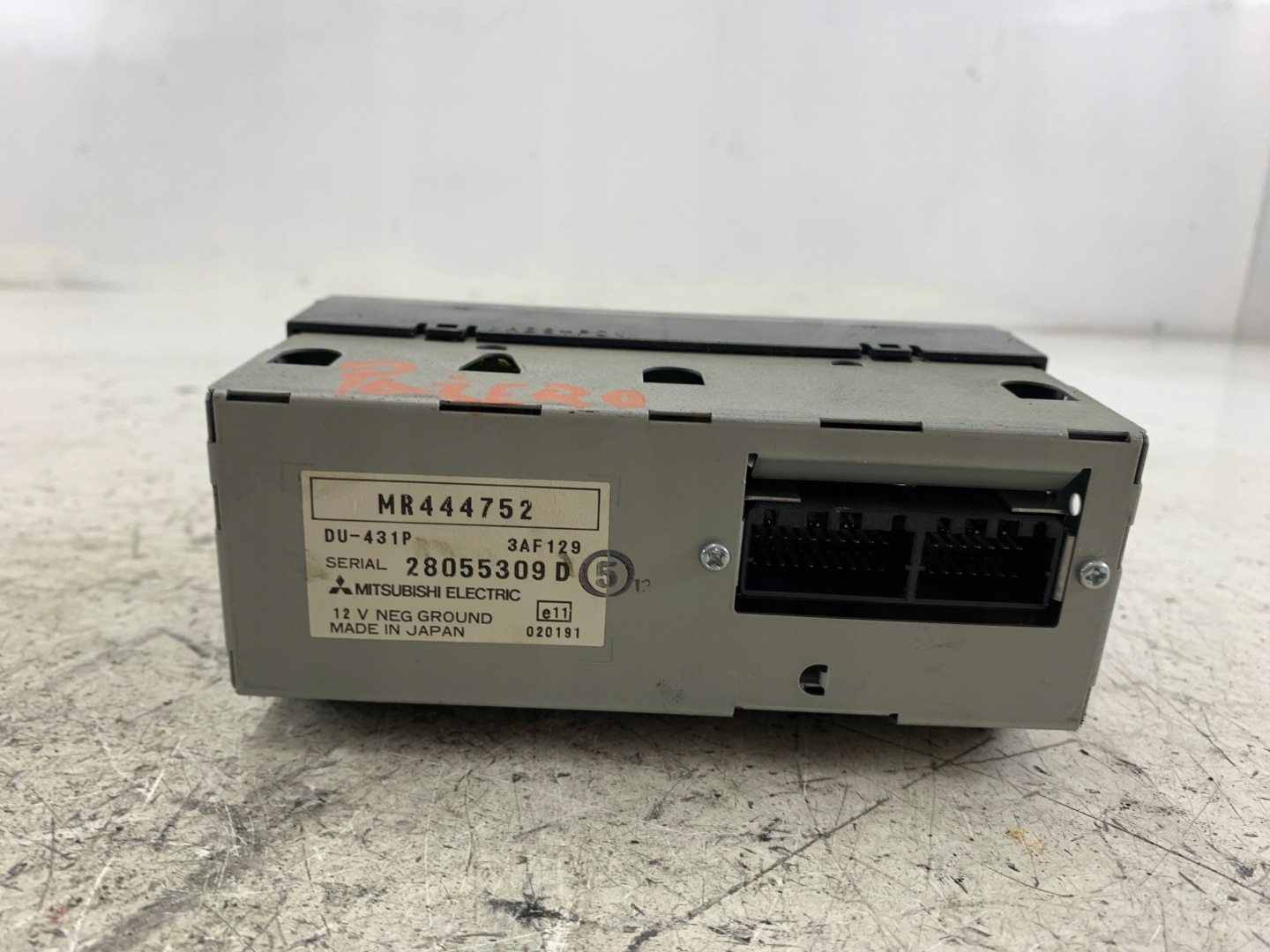 MITSUBISHI PAJERO PININ 1.8 display clock MR444752