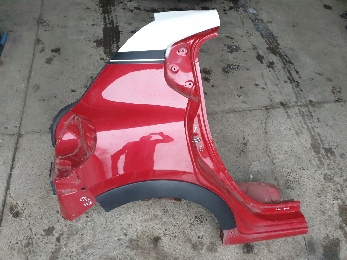 parafango posteriore LONGHERONE CITROEN C3 III EPYD 2016