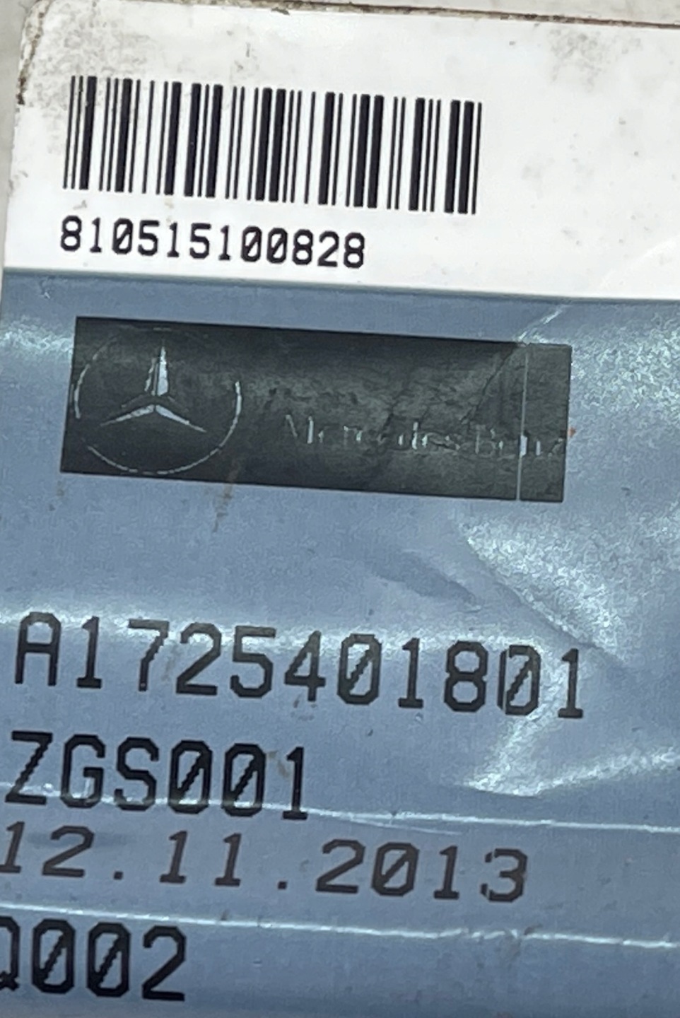 MERCEDES SLK 172 CABLAGGIO SERVOSTERZO A1725401801