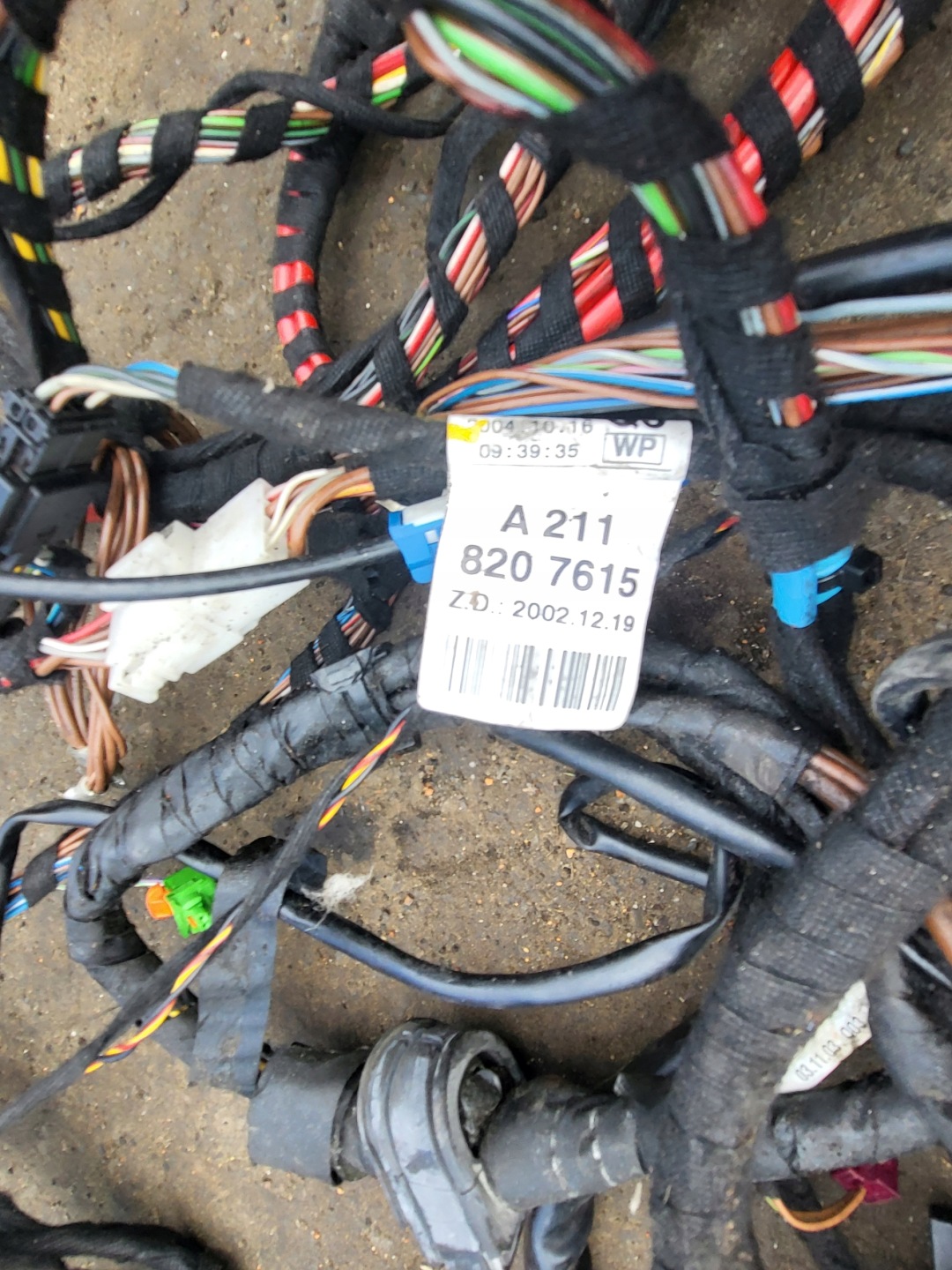 wiring bundle PRZEWODOW cables WTYCZKI MERCEDES E W211 OE EUROPA