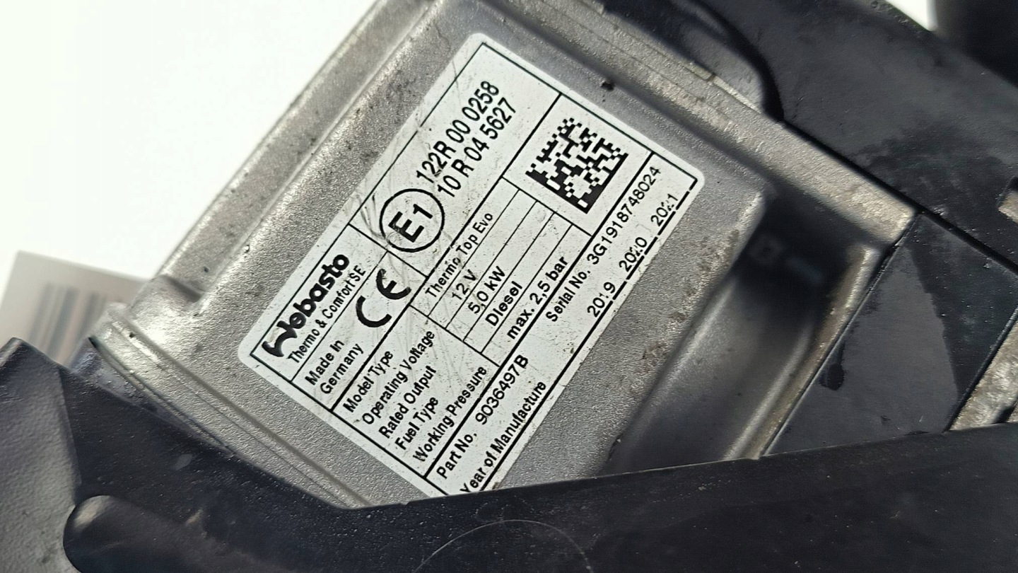 WEBASTO riscaldamento 31694778 VOLVO V60 II