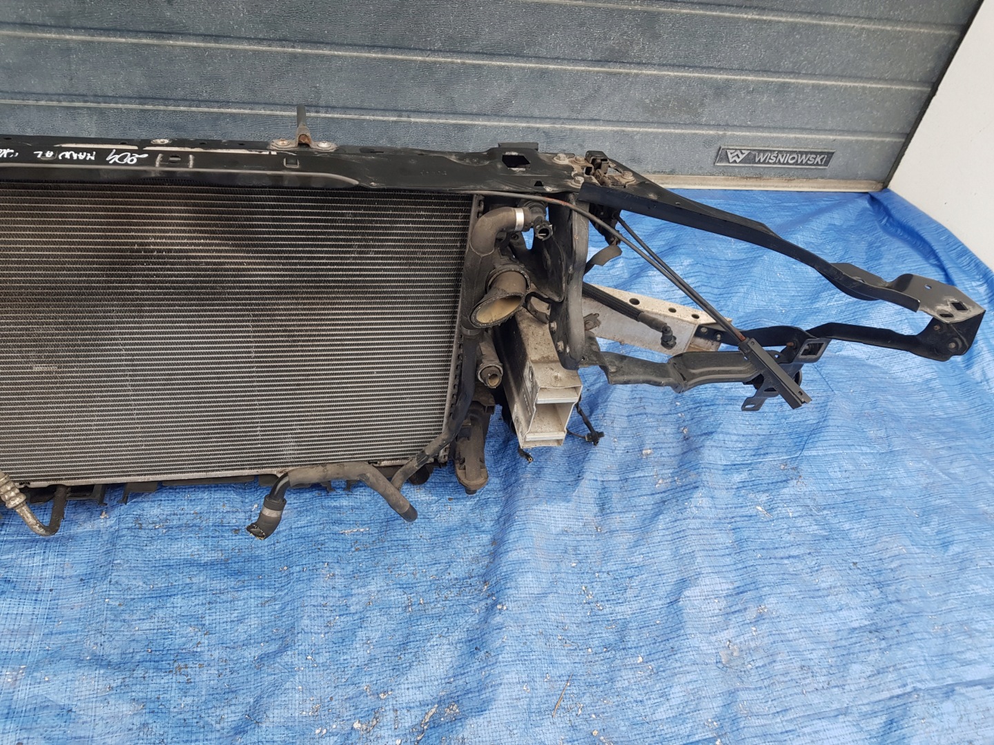 support panel for radiators radiator MERCEDES W204 2.2 CDI 651 MANUAL