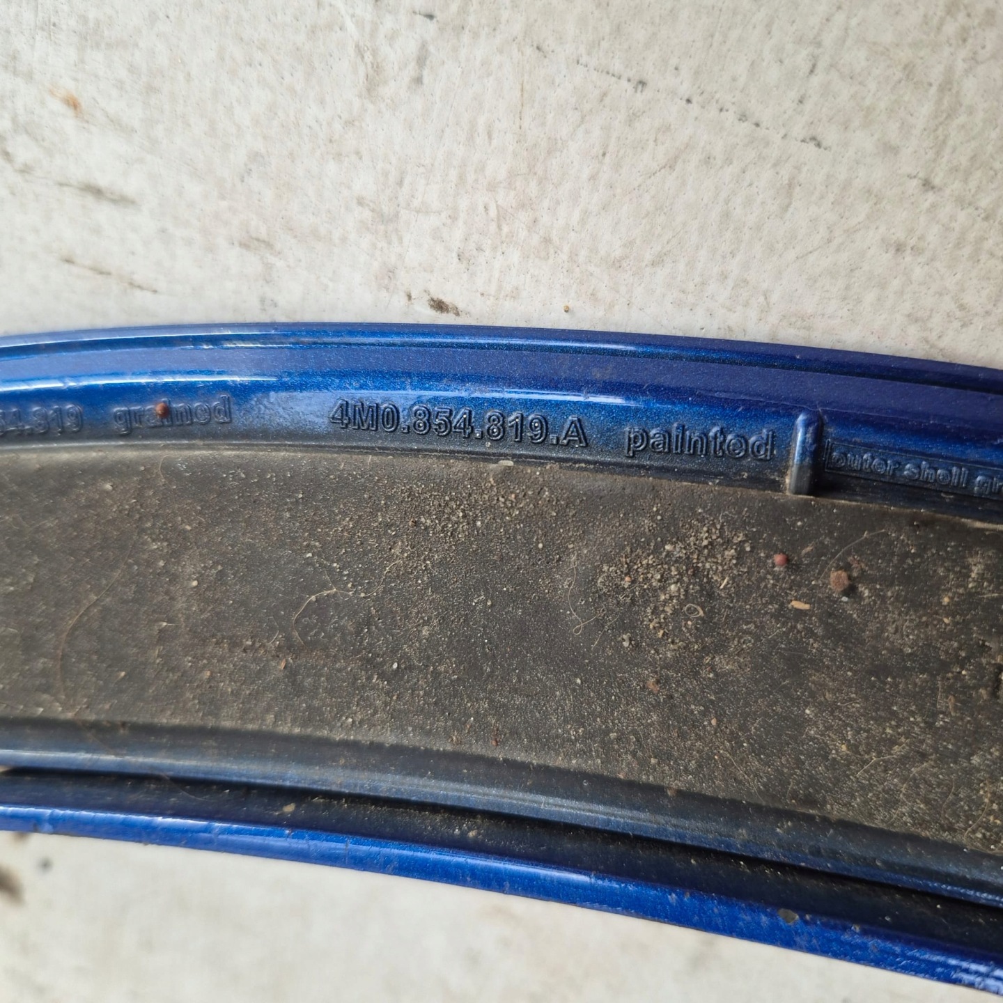 AUDI Q7 II 2 4M 15-> moulding cap left rear part