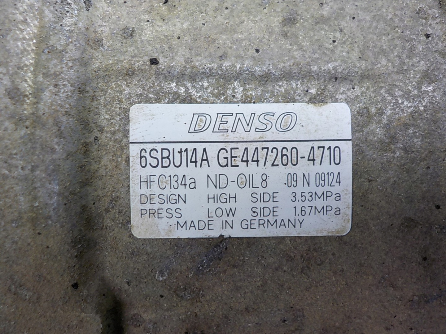 BMW 3 2.0 D kompresor pumpa klimatizaci 447260-4710