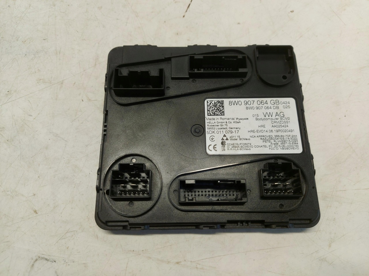 AUDI RS5 8W8 Unité commande confort 8W0907064GB