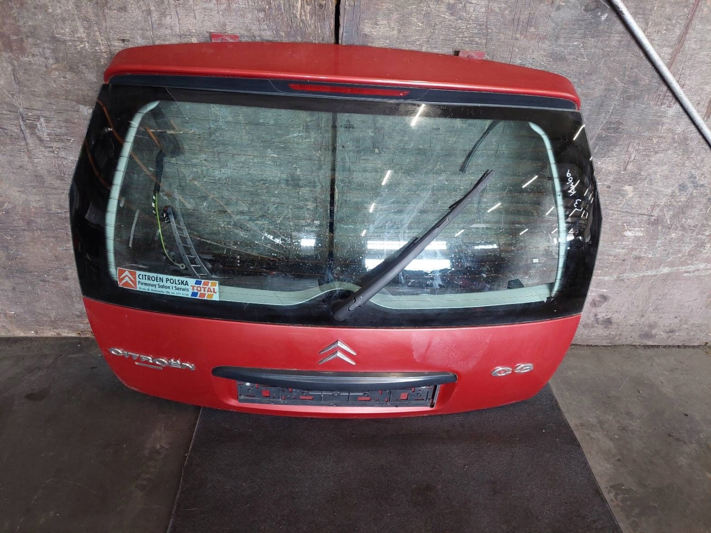 complete rear part CITROEN C3 and EKQD trunk door bumper lights