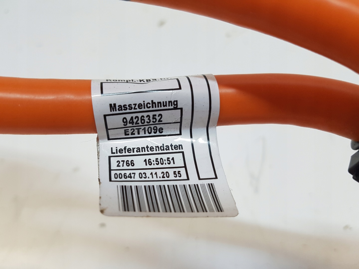 BMW G20 330e 2.0i kabel wiring connecting spoiler