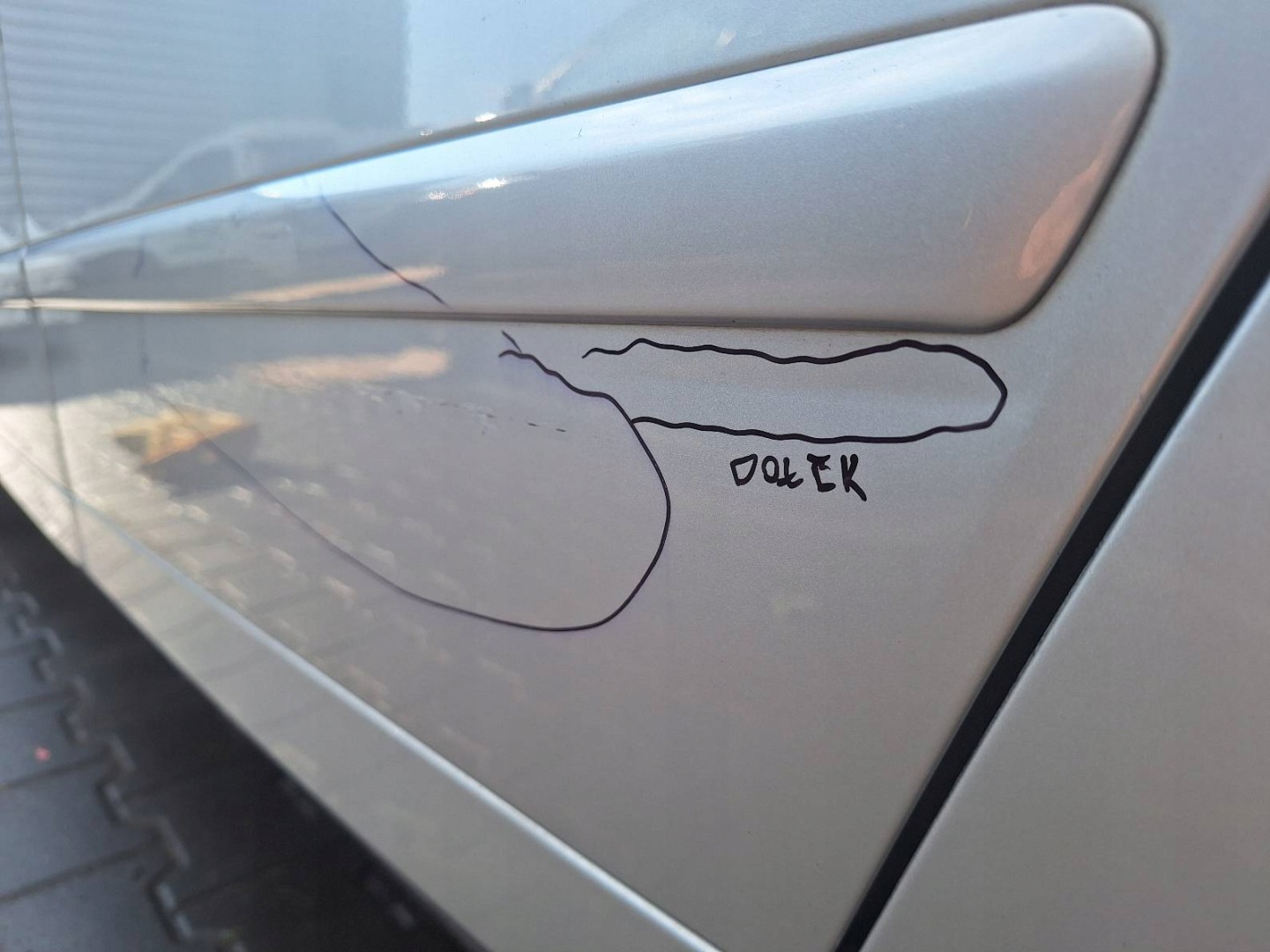 door complete left rear part AUDI A4 B7 LY7W sedan