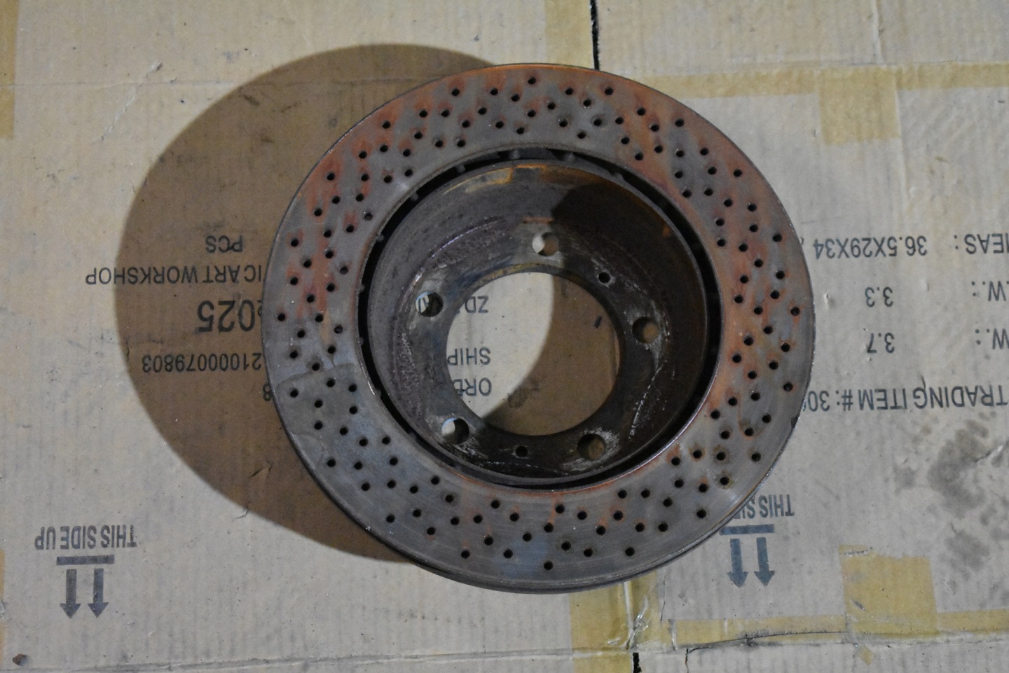disc brake rear PORSCHE 981 982 718 2.0i 1