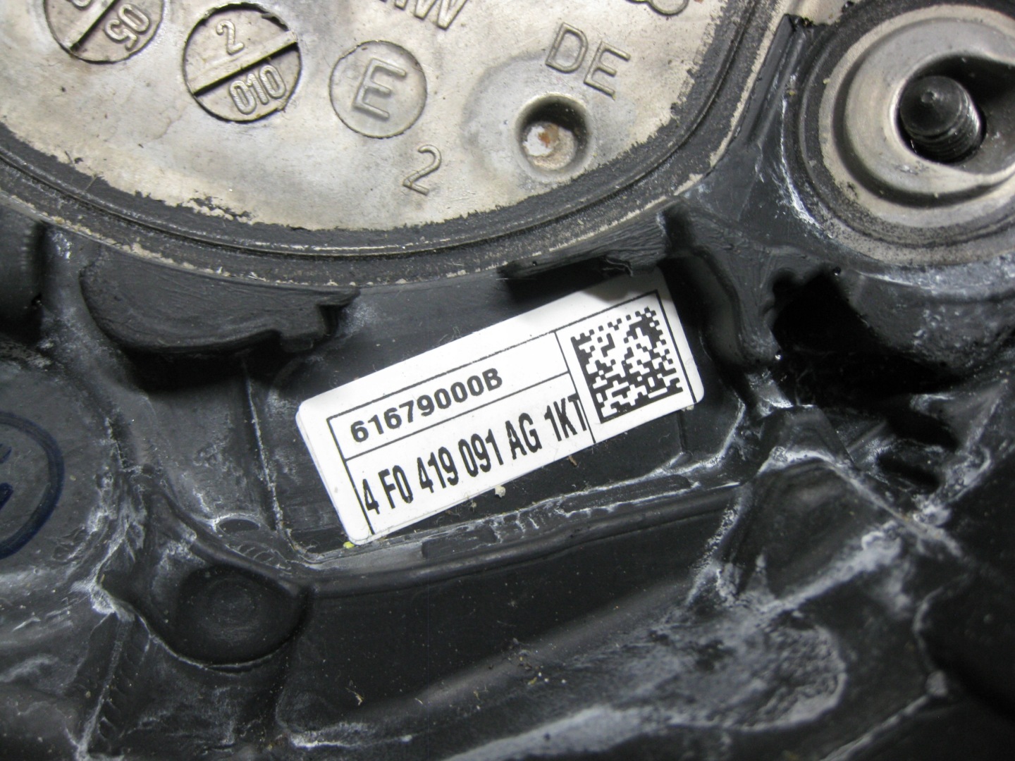 AUDI A6 C6 2.4 6V 05R lenkrad Leder 4F0419091AG