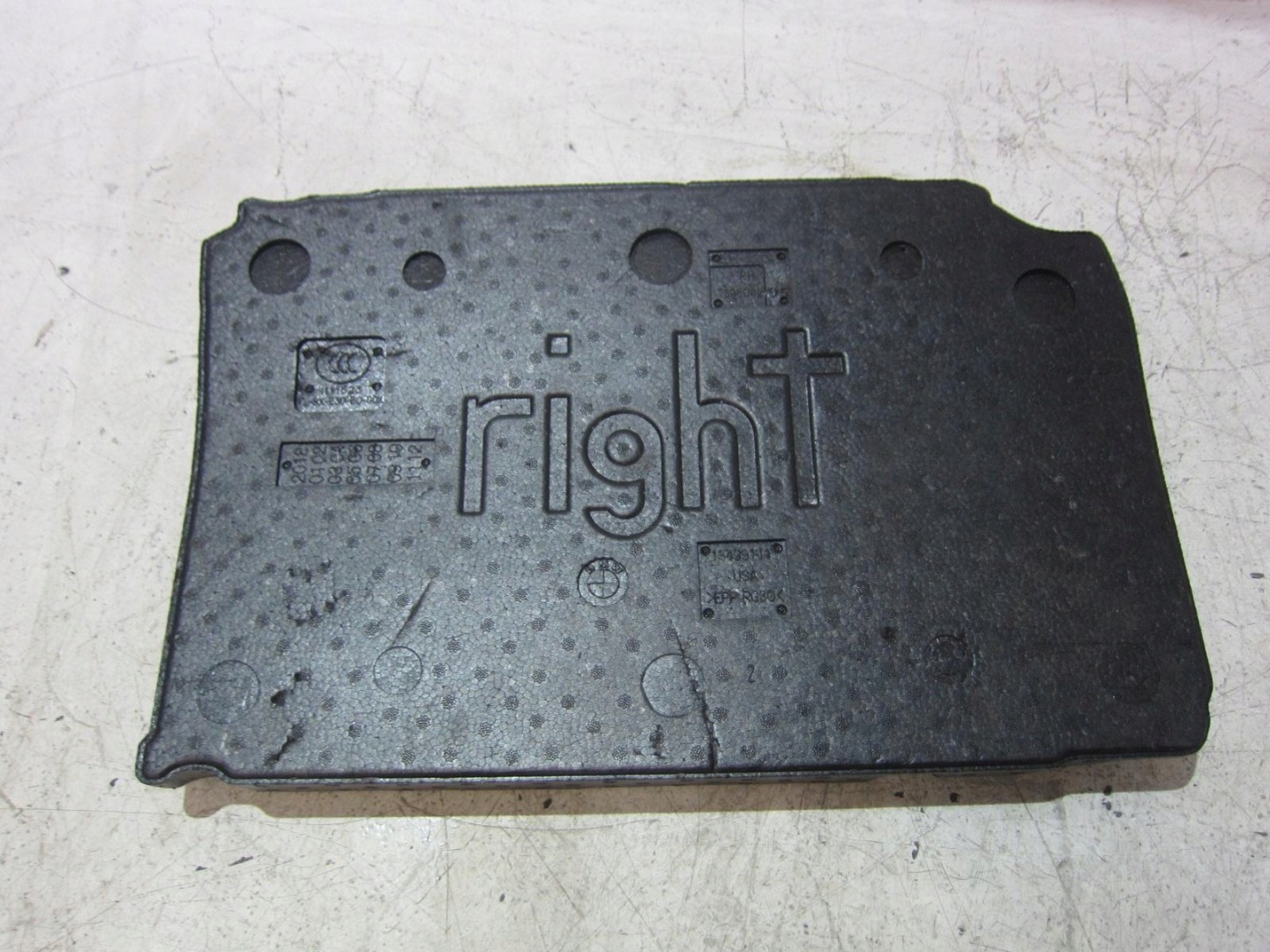 BMW X3 G01 Insert Sol KPL Insonorisation Absorbeur de choc 7398039 7398040
