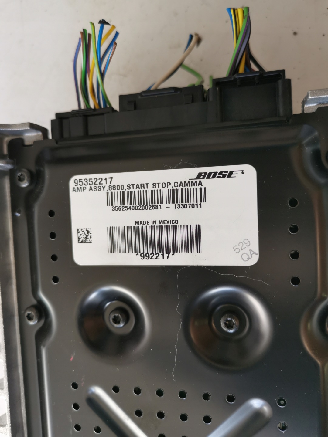 OPEL MOKKA amplifier BOSE 95352217