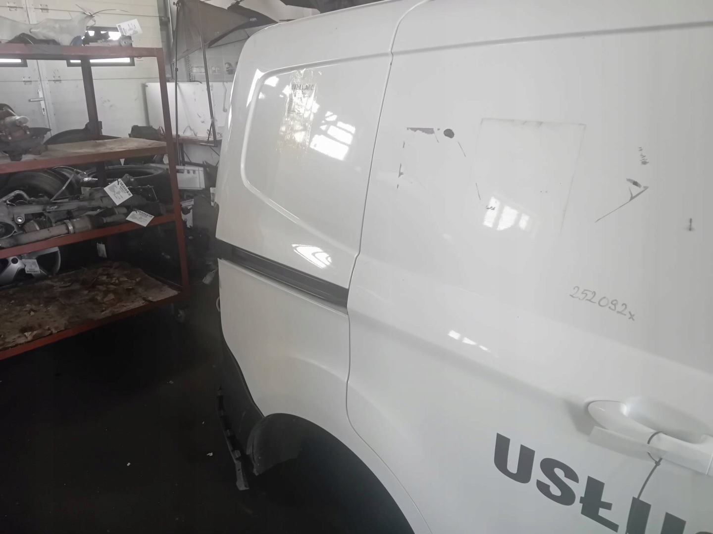 LONGHERONE parafango Destra posteriore FROZEN WHITE FORD TRANSIT COURIER