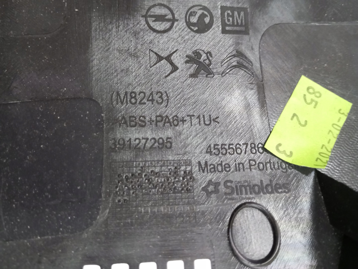 rear-view mirror inner OPEL CROSSLAND X 39127295