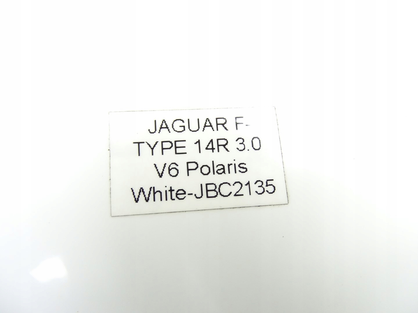fender right front front JAGUAR F-TYPE X152 POLARIS WHITE