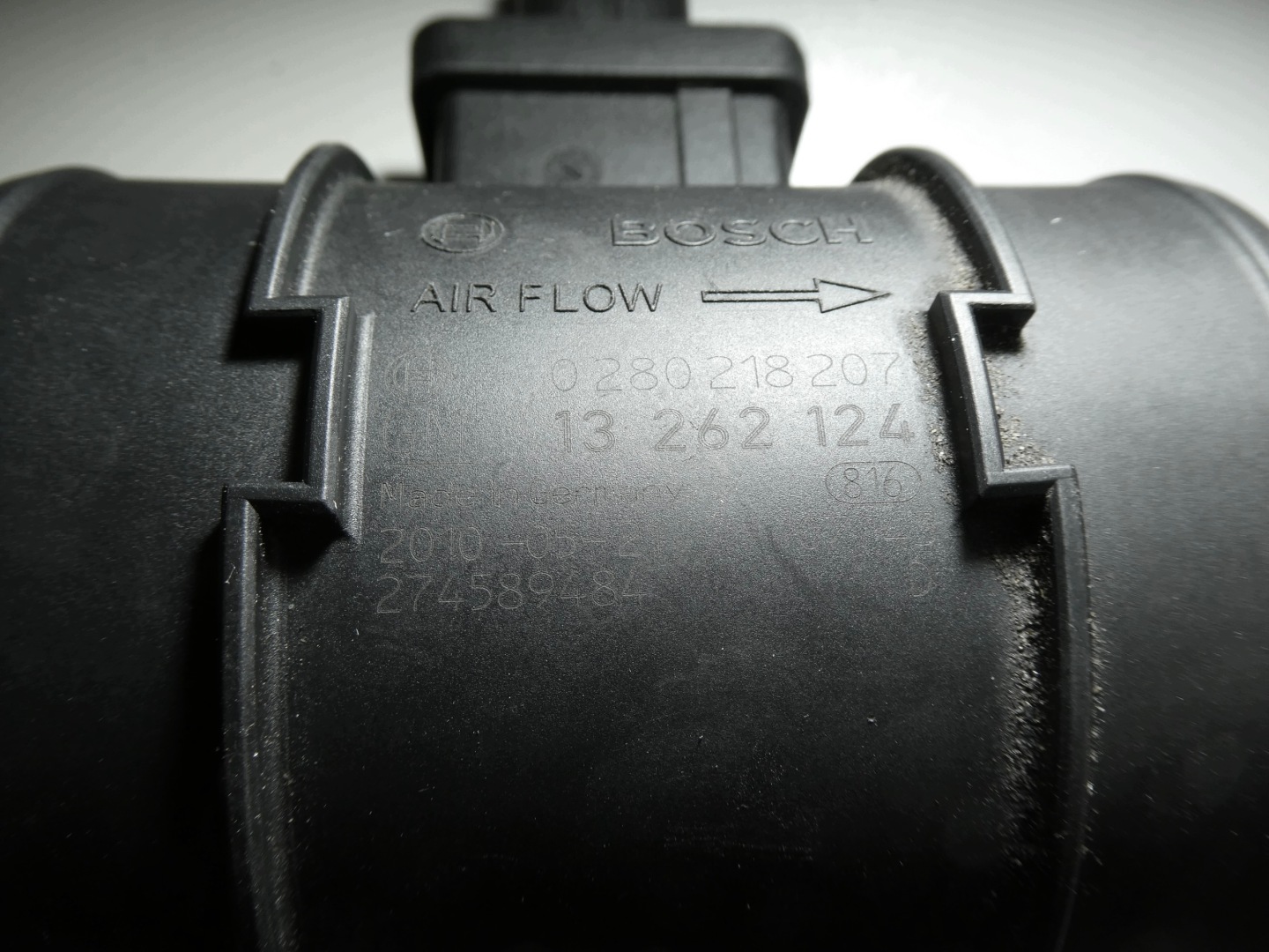 flow meter OPEL MERIVA B 1.4 TURBO