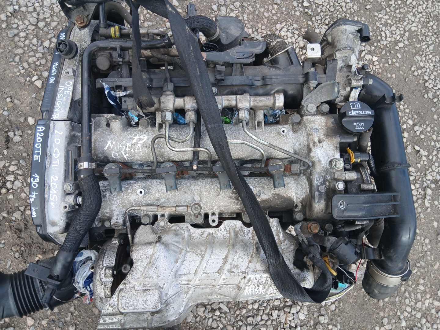 OPEL INSIGNIA A 2.0CDTI 2015 A20DTE engine complete KPL 190 TYS KM