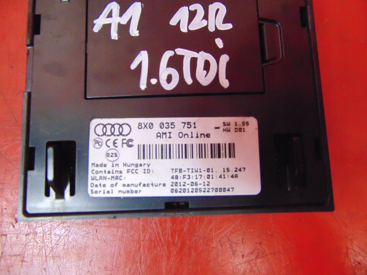 AUDI A1 8X MUSIC INTERFACE ONLINE AMI 8X0035751