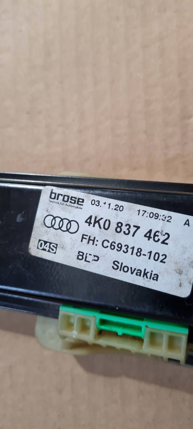 A6 C8 4K mechanism window regulator right front 4K0837462