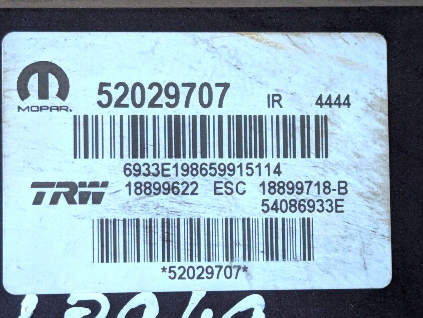 Pompa ABS Fiat 500X 2015 52029707