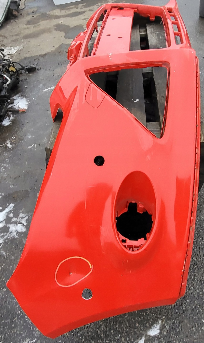 front bumper front FORD FOCUS 3 III MK3 red OE