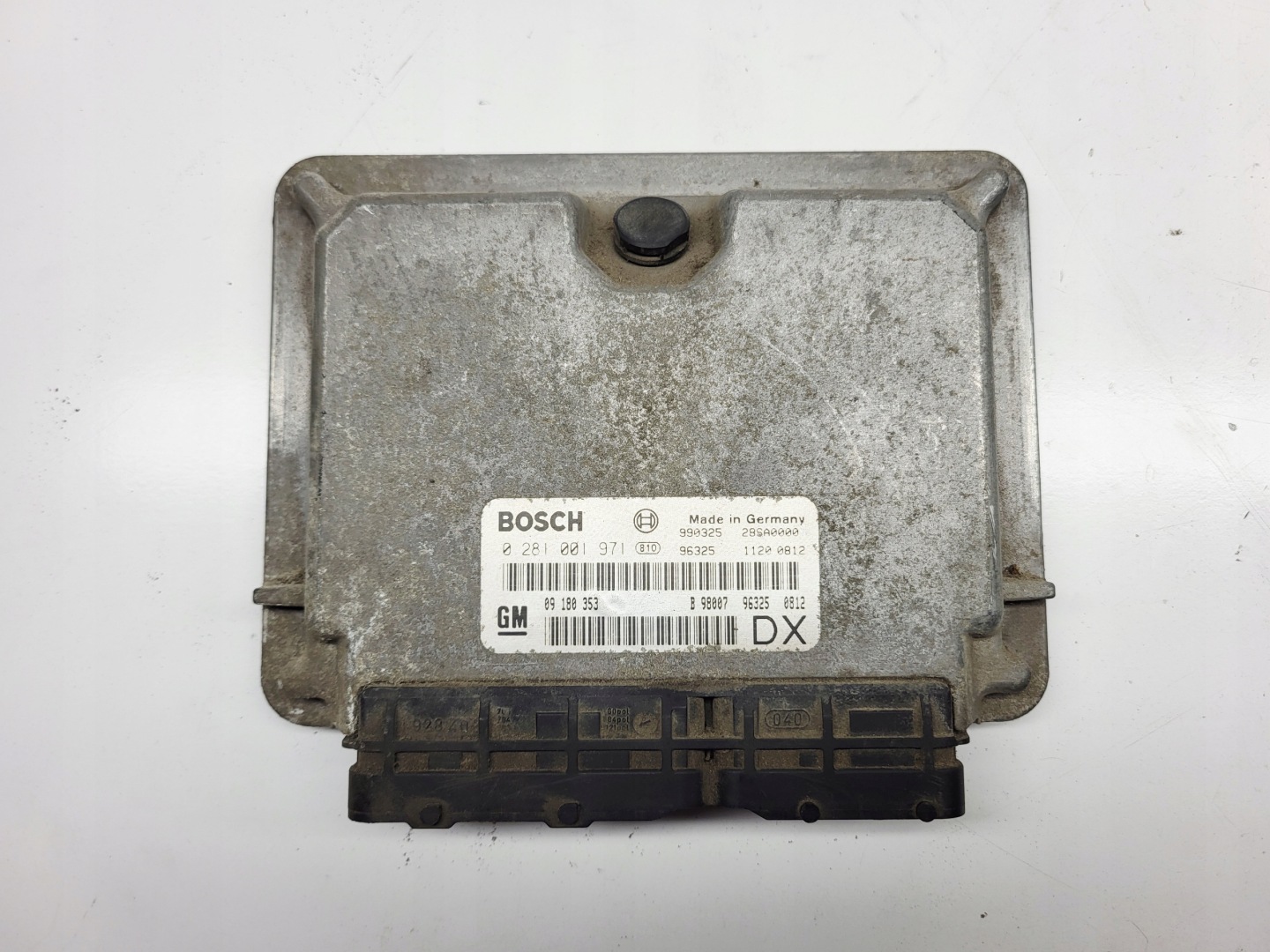 computer control unit of the engine OPEL ASTRA G 0281001971 09180353 DX