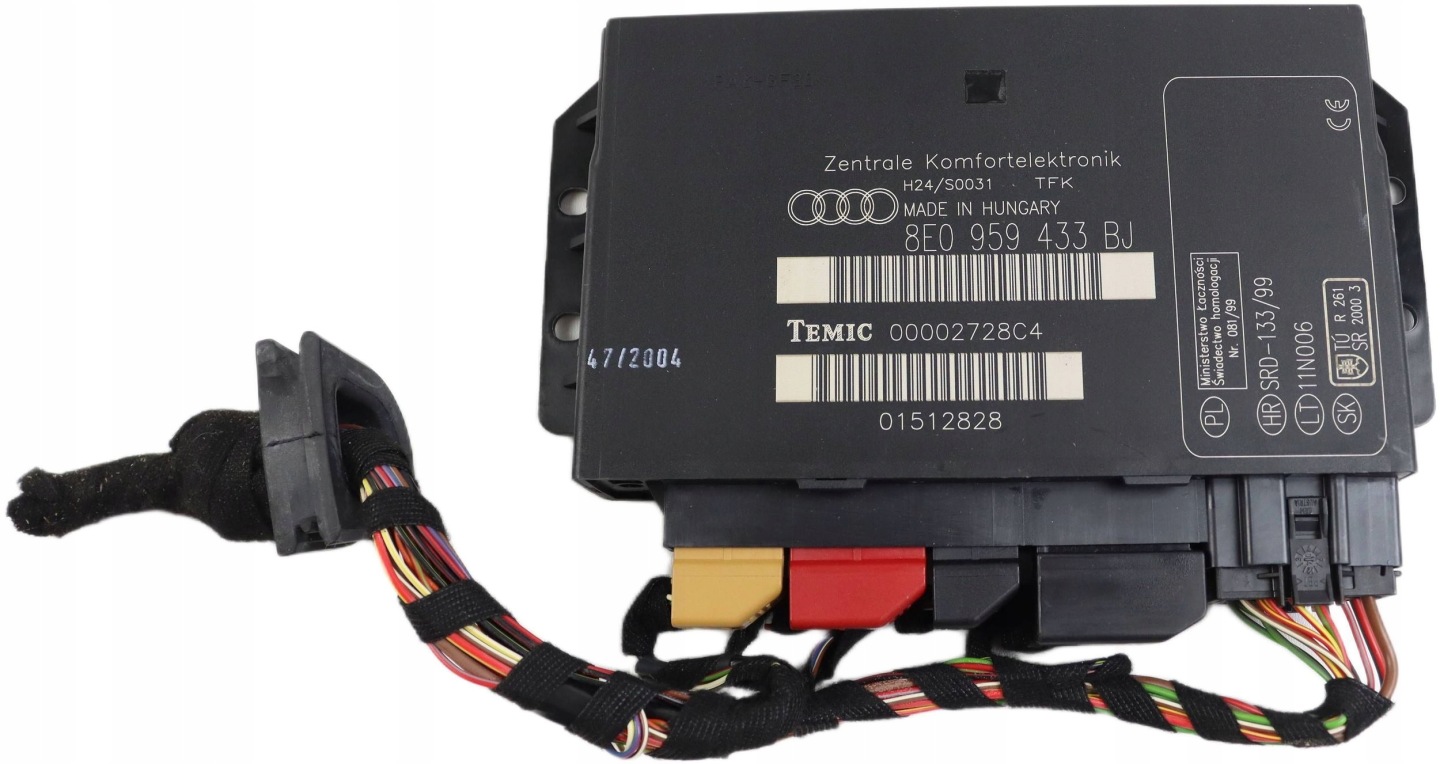 AUDI A4 B6 B7 control unit comfort control unit + WTYCZKI 8E0959433BJ