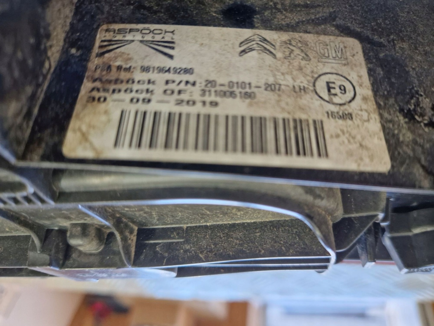 light rear left CITROEN BERLINGO III IV 2018R->