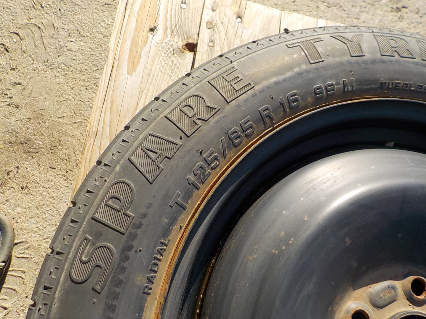 FORD S-MAX Roue de secours R16 5x108 125/85/16