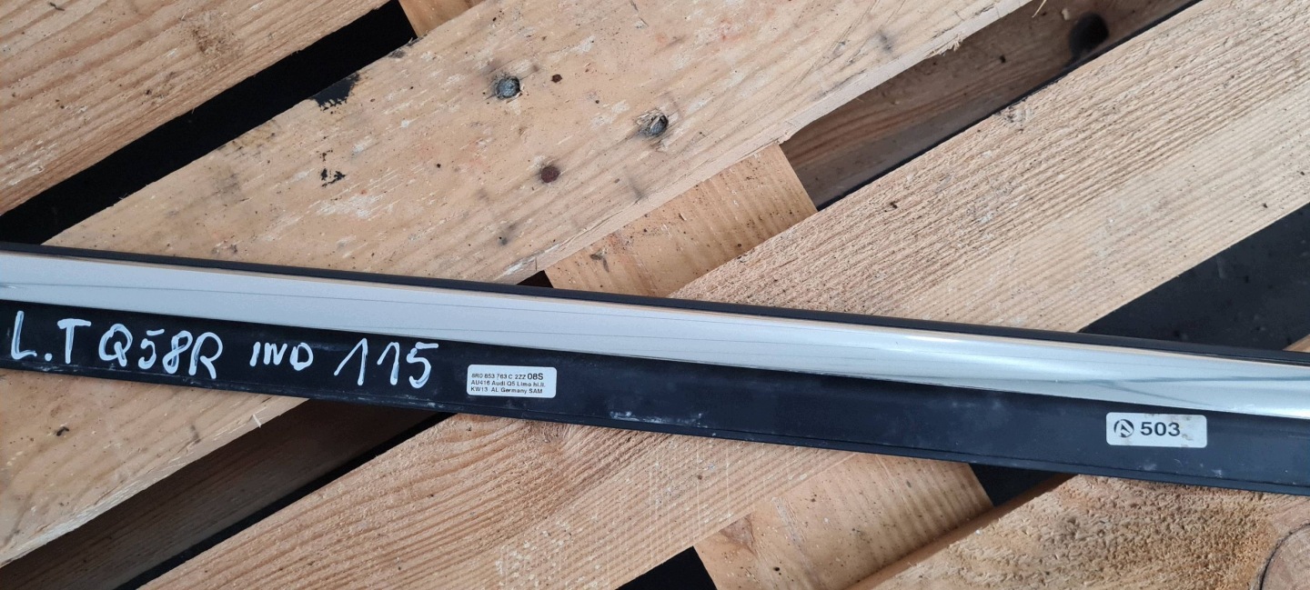 Q5 8R SQ5 moulding windows dust left left rear part CHROM 8R0853763C