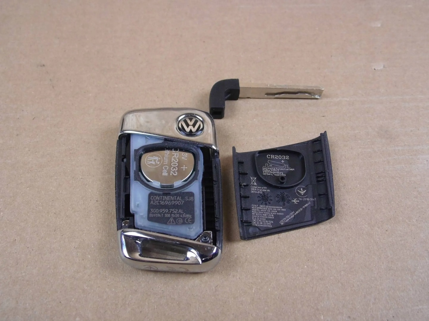 Volkswagen PASSAT B8 key pilot 3G0959752AL