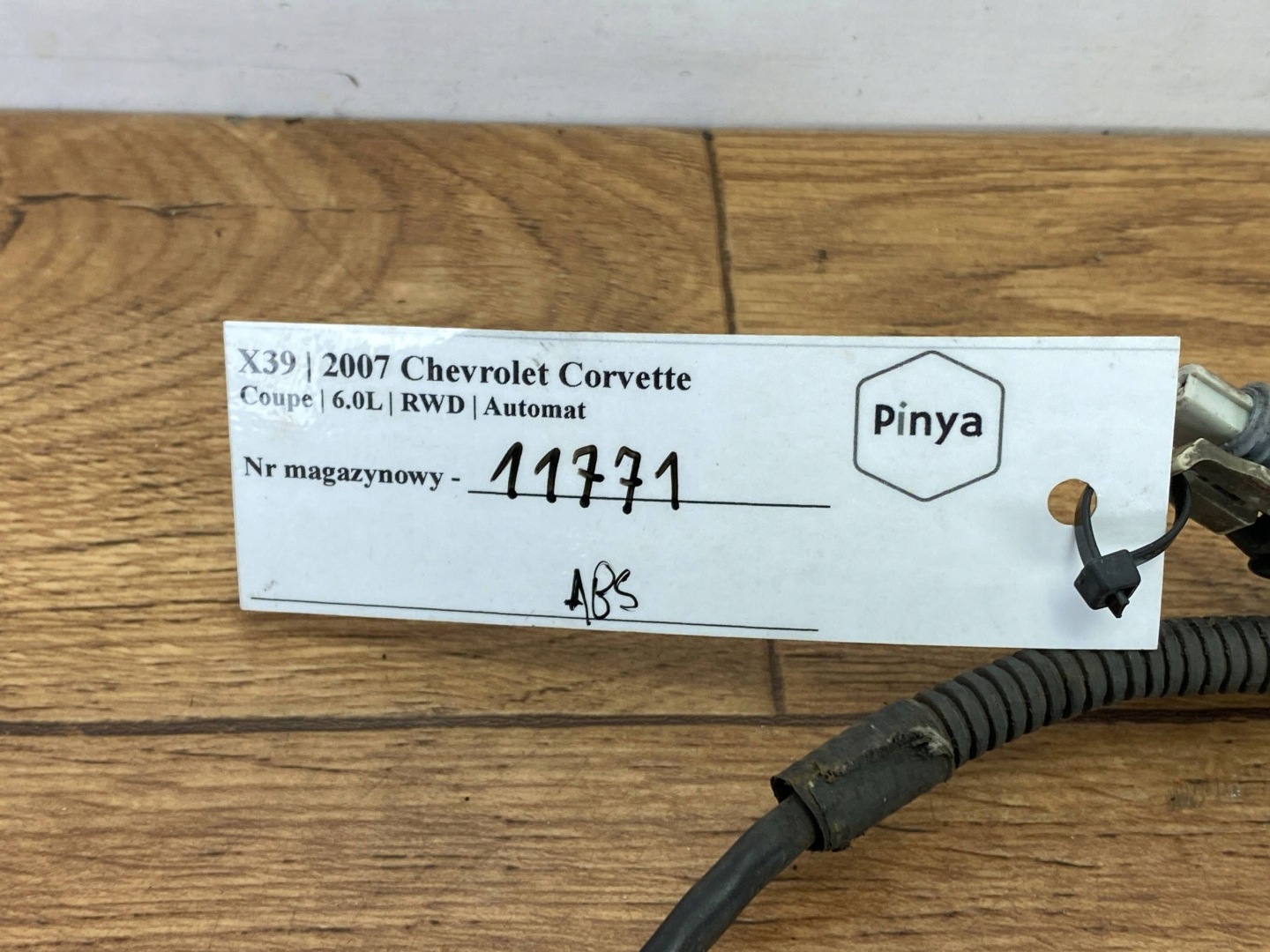 bundle electrical wiring abs connecting spoiler Chevrolet Corvette C6 2005+