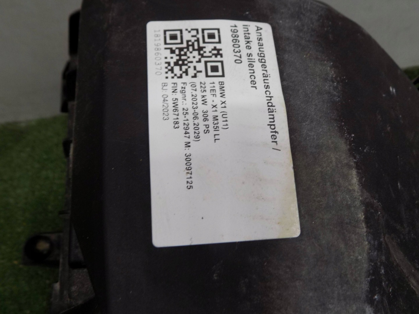 BMW X1 U11 Gehäuse filter luft FILTER M35iX 5A1AC95