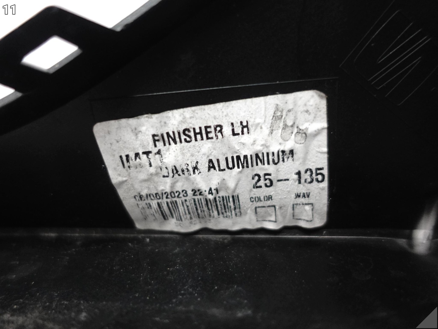 CUPRA ATECA 575 LIFT 21-24 leiste schutzleiste SPOILER blende gehäuse W stoßstange vorne links