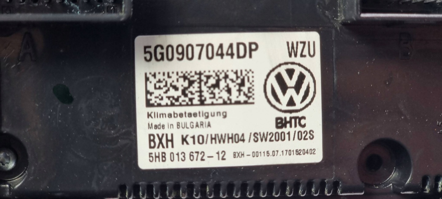 Unite commande clima 5G0907044DP VOLKSWAGEN PASSAT B8