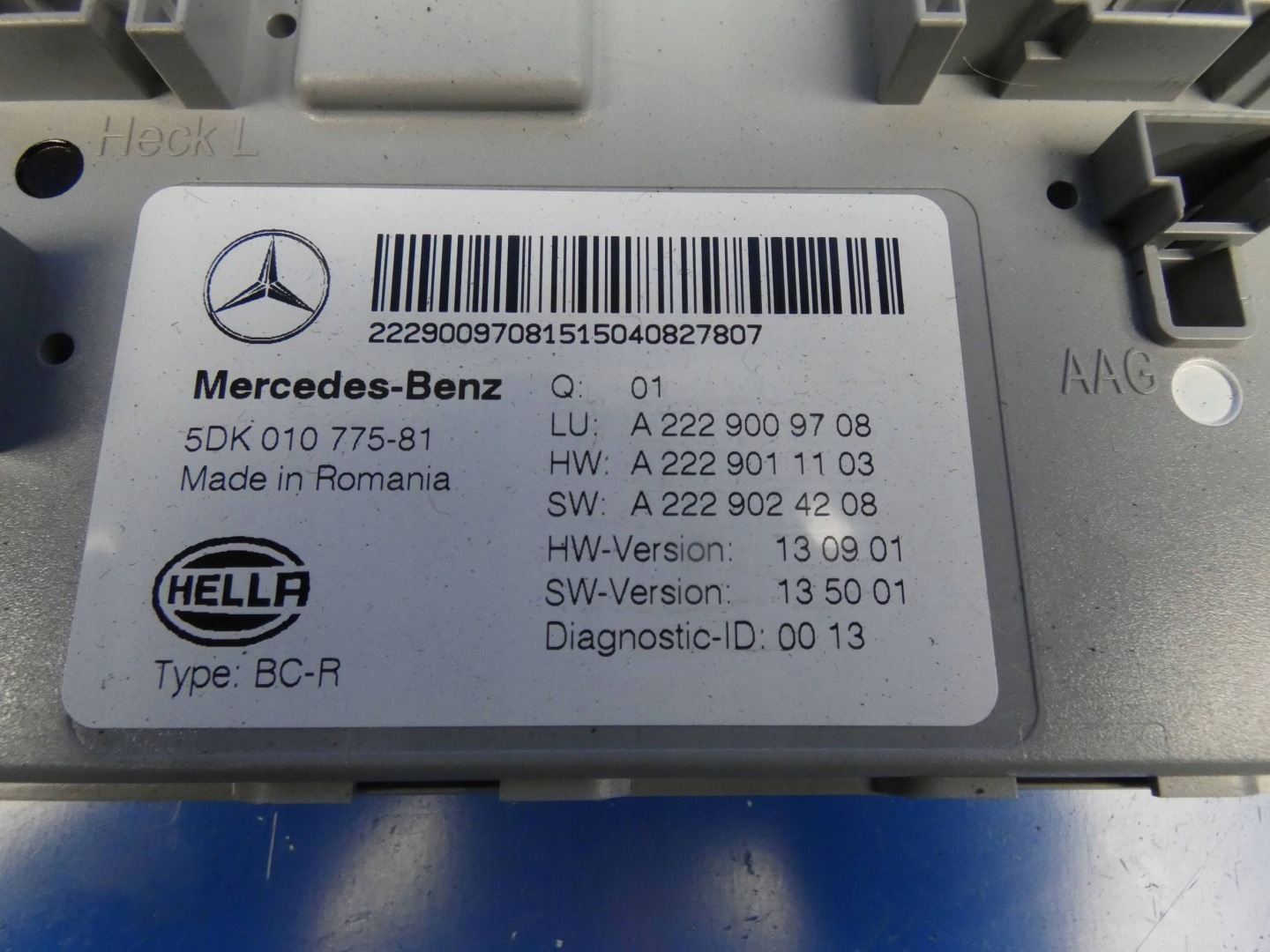 MERCEDES C class W205 GLC W253 module control unit SAM