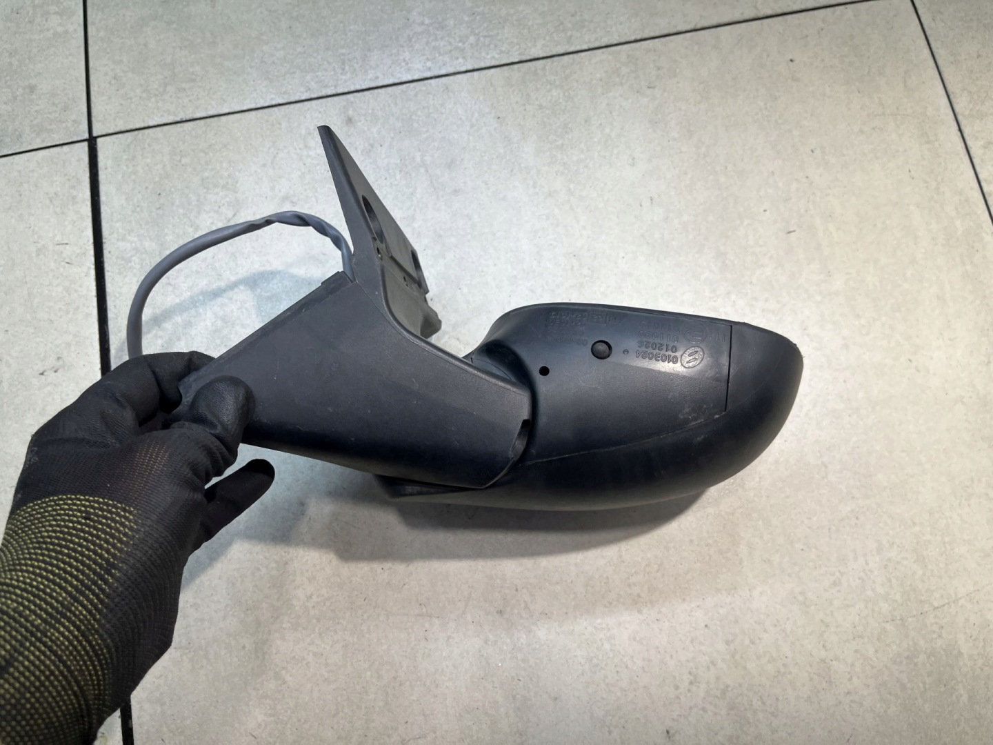mirror exterior right front PEUGEOT 1007 1.4 16V 12364260D