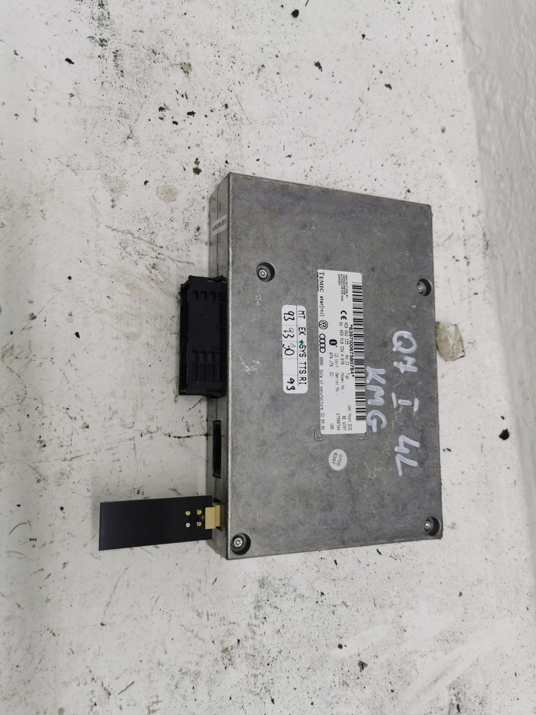modul Bedienteil BLUETOOTH AUDI Q7 und 4L 4E0862335