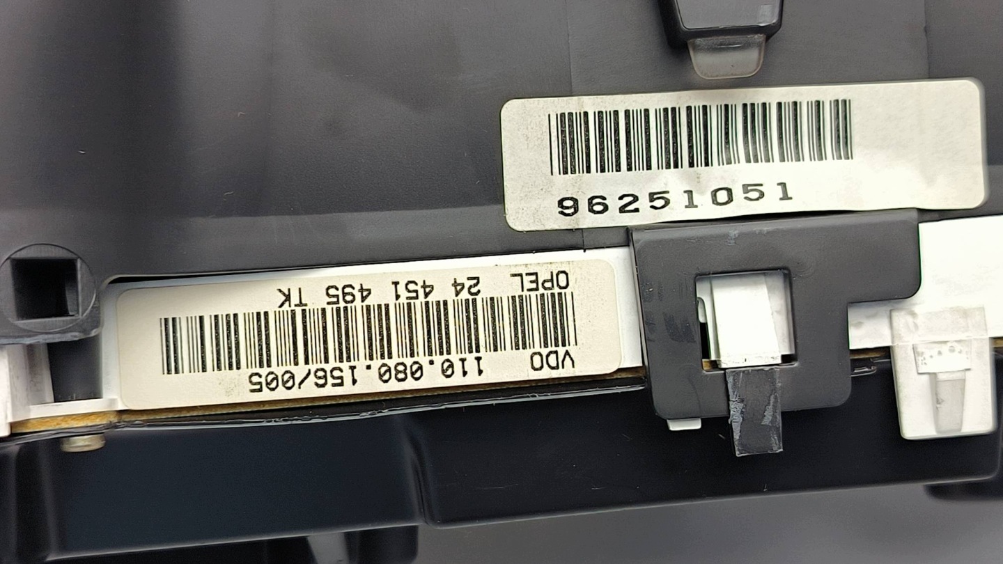 dials clock EU 24451495 OPEL ASTRA G II