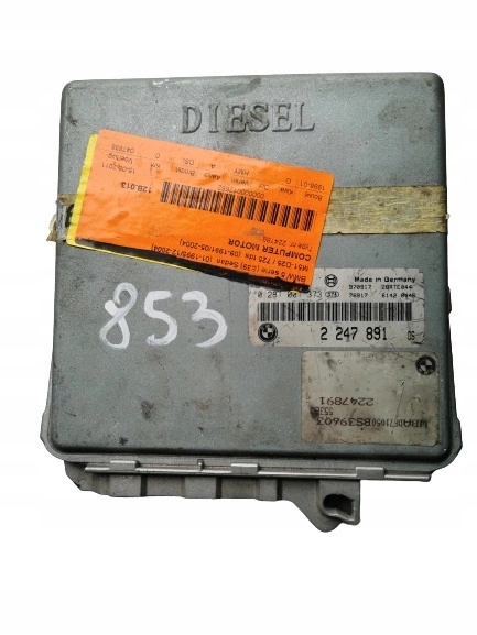 BMW 5 2.5TDS 0281001373 2247891 computer ECU ORYGI