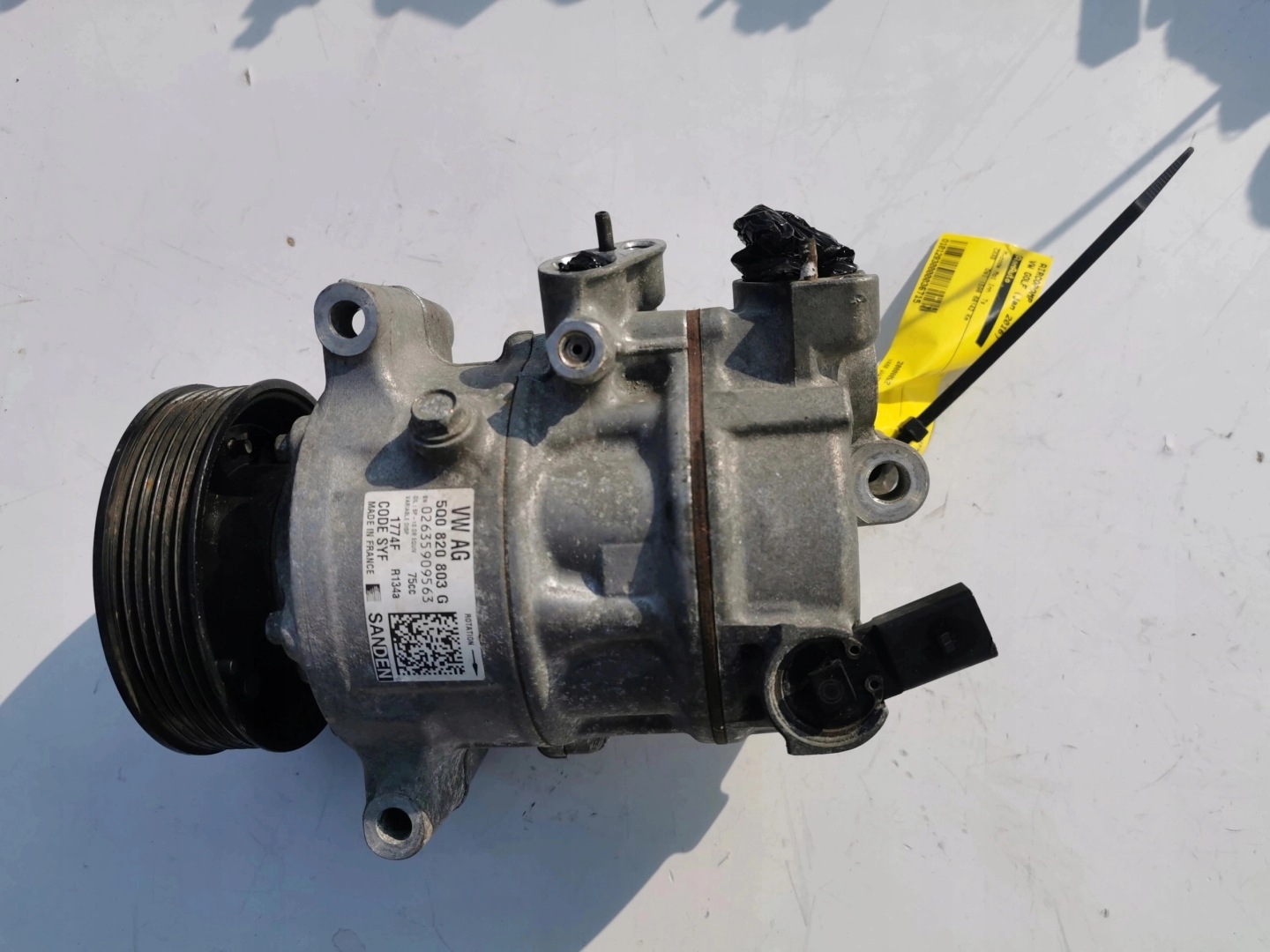 VW GOLF 1.6TDI 5Q0820803G CXXB compressor; KLIMATYZA