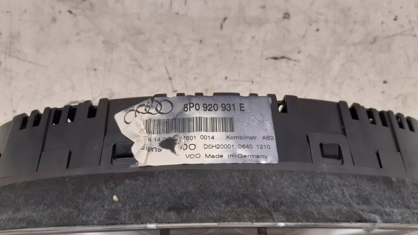 dials 8P0920931E Audi A3 8P LIFT