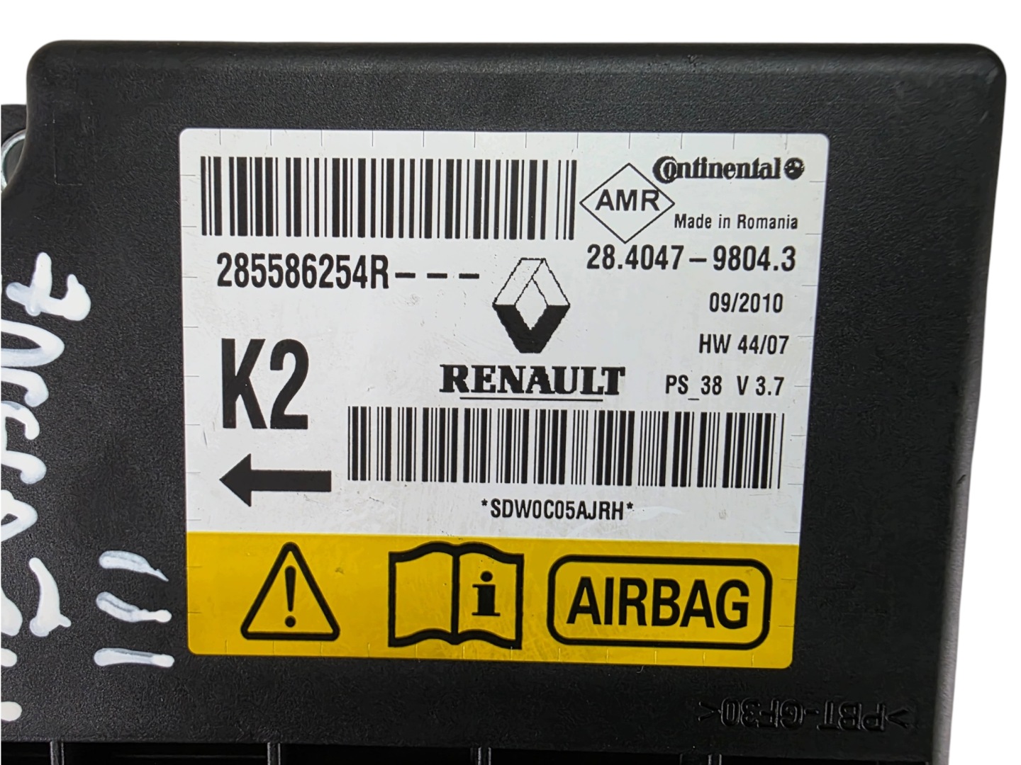 module SENSOR airbag RENAULT MEGANE III 285586254R